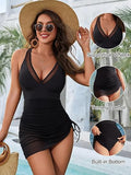 💥Last Day Special Sale 49% OFF🩱Slimming Mesh Sheer Sarong Wraps Swimsuit